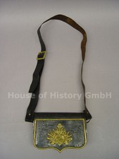 Kartuschkasten mit Bandelier für Musiker wohl um 1860, Musikkorps, 101679