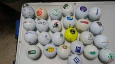 25 x Logo Golfbälle Gebraucht