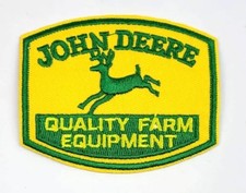 John Deere USA Bügelflicken gestickter Aufnäher Patch gelb 8 x 6 cm