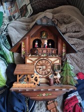 Kuckucksuhr mit Musikwerk Reuge – Der fröhliche Wanderer / Edelweiss -