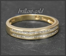 Gold Diamant Eternity Ring mit