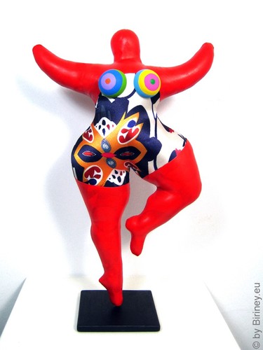 Rote nana figur silk - nana-figur, 33cm