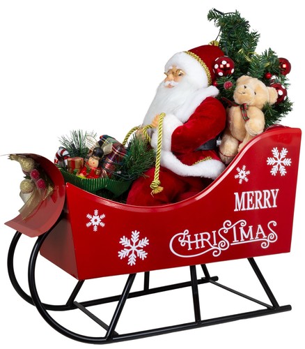 Led weihnachtsmann schlitten - led,