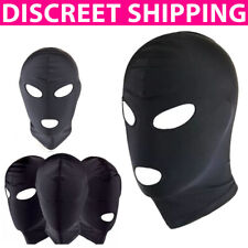 Bondage Spandex Offenes Kopfmaske BDSM Kopfbedeckungen Hood Cosplay Paare BDSM