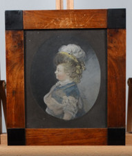 Portrait Gouache Biedermeier