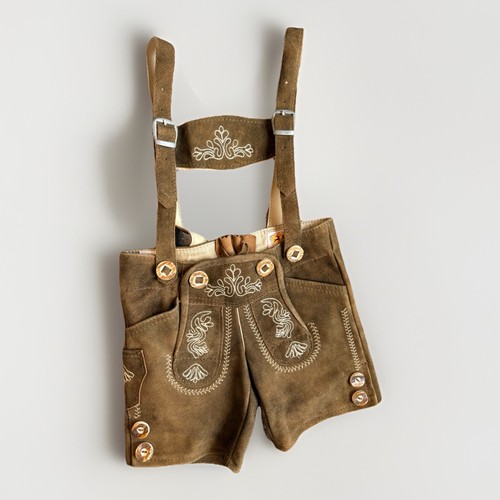 Lanz vintage kinder lederhose - lanz,