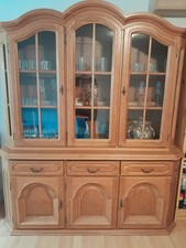 ABHOLUNG -Vitrine - Eckbank - Tisch - Stühle - Eiche rustikal - ABHOLUNG