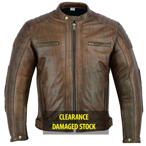 Leder motorrad jacke - leder, kurz