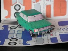 NSU Prinz Typ 110 C/ 1200 C Papiermodell Modellauto 1:25