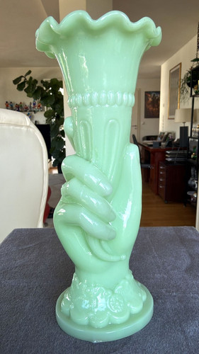 Glas vase opalinglas - glas,