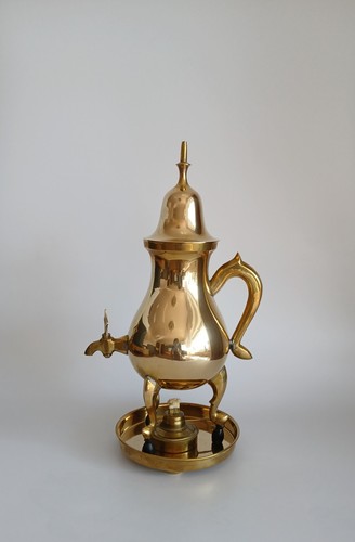 Vintage messing samowar - vintage,