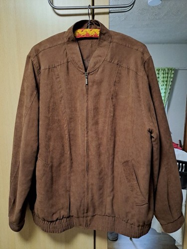Eleganter blouson wildleder - in,