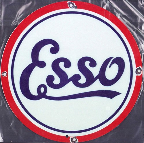 Blechschild esso retro - blechschild,