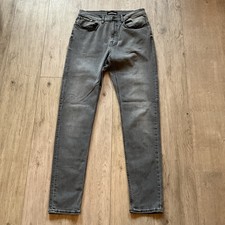 Armedangels Jeans Damen Hose grau Gr.38 Tapered Fit High Waist