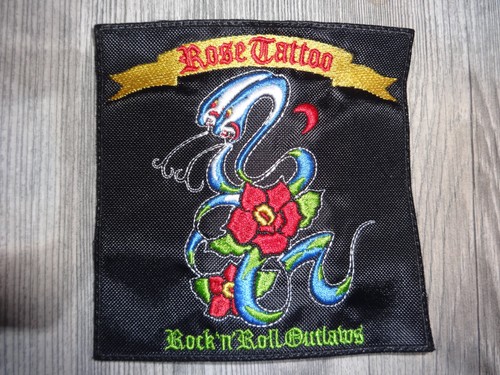Rose tattoo shape patch - rose,