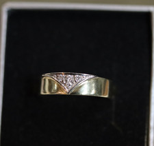 Bandring Gold 585 Goldring mit