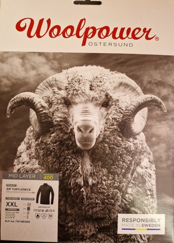 Woolpower östersund zip - woolpower,