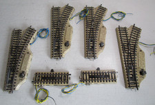 Konvolut Märklin Spur H0 M-Gleis elektrische Weichen und Entkuppler geprüft Nr.2
