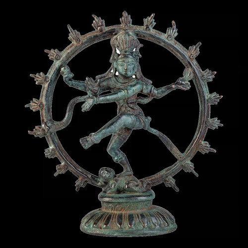 Tanzender gott shiva - gott, bronze