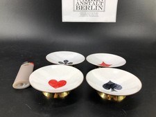 4 Aschenbecher Poker kreuz