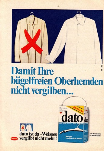 3w6090 alte reklame von - alte, 1968