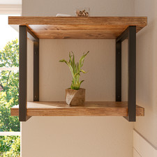 Doppelte Regalhalter