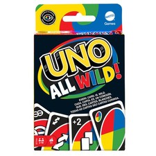 UNO Kartenspiel All Wild 112 Karten Reisespiel Familienspiel Gesellschaftsspiel