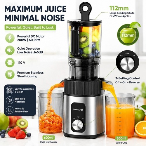 Slow juicer entsafter - slow,