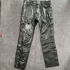 TSCHUL Lederhose Gr 40 Schwarz
