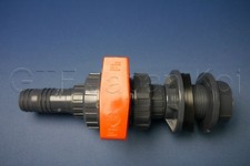 Tankanschluß Regentonnenanschluss Tankdurchführung Schlauchtülle von:  25 -63mm