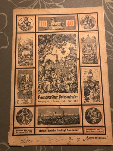 Hannoverscher volkskalender - "hannoverscher, volkskalender"