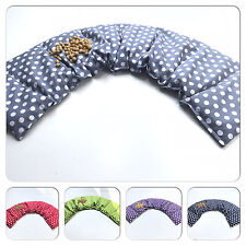 🌟 8 Kammer 🌟 80 x 17 cm GRAU PUNKTE 🌟 Dinkelkissen XXL Weizenkissen  🌟