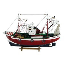 Fischkutter Modellschiff aus Holz 46 x 31 cm Sea-Club