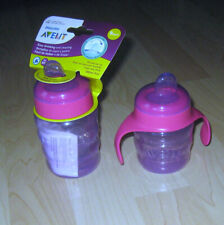 2 tlg Paket Set Philips AVENT Trinklernbecher Bechr Trinktülle Trinklerntasse