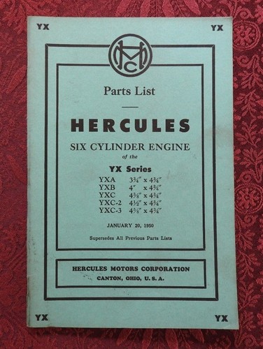 Original 1950 hercules yxa - original, yxb