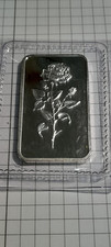 1 oz Silberbarren  31,1 GR SILBER 999 Rose von Dubai  EMIRATES GOLD PRÄGE  TOP !