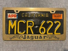Jaguar Nummernschild Rahmen