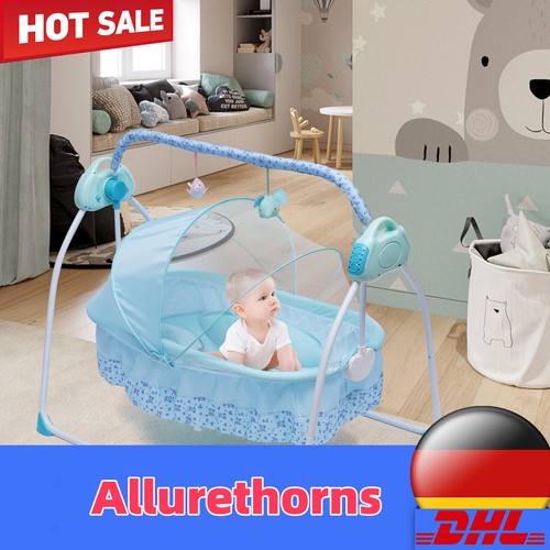 Blau baby wiege - blau, baby-wiege-schaukel