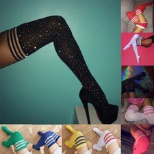 Damen Overknee Strümpfe Lang