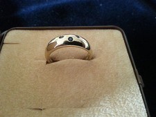 Ring mit 3 Saphire in Silber