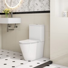 Stand spülrandlos toilette - stand,