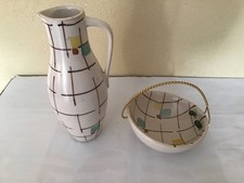 ANTIKE VASE UND KLEINE SCHALE CA. 50ER / 60ER JAHRE 4040 B
