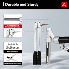 Schiebehülsenwerkzeug Presswerkzeug Presszange Presse Flex Aufweiter TECE Set