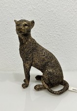 Deko Figur * Leopard * Gold *