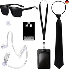 Horolam 6PCS Agent Kostüm