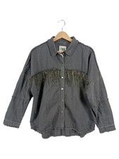 ZARA Damen Jeans Hemdjacke