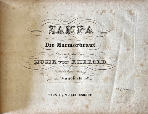 Zampa oder die - , marmorbraut