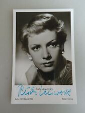 Autogramm Ruth Leuwerik