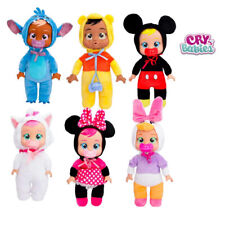 Cry Babies TINY CUDDLES Disney Edition Mickey Minnie Marie Daisy Winnie Stitch