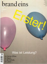 brand eins Zeitschrift Oktober